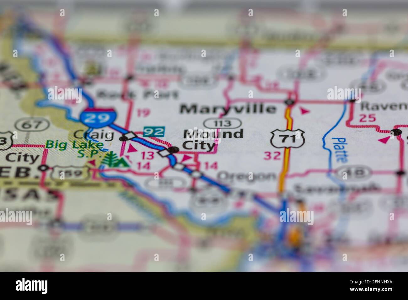 Map of mound city missouri hires stock photography and images Alamy