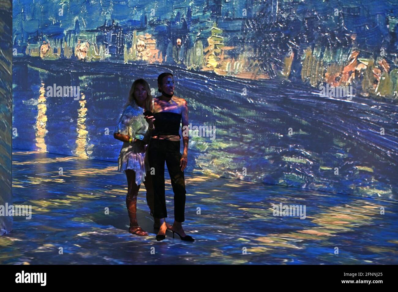 Miami FL 20210413 The Beyond Van Gogh exhibition is a rich and