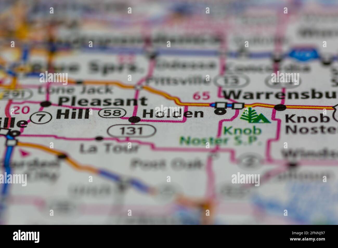 Map of holden missouri hires stock photography and images Alamy