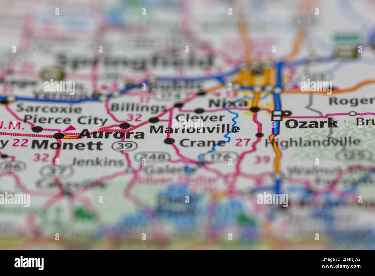 Map of marionville missouri hires stock photography and images Alamy