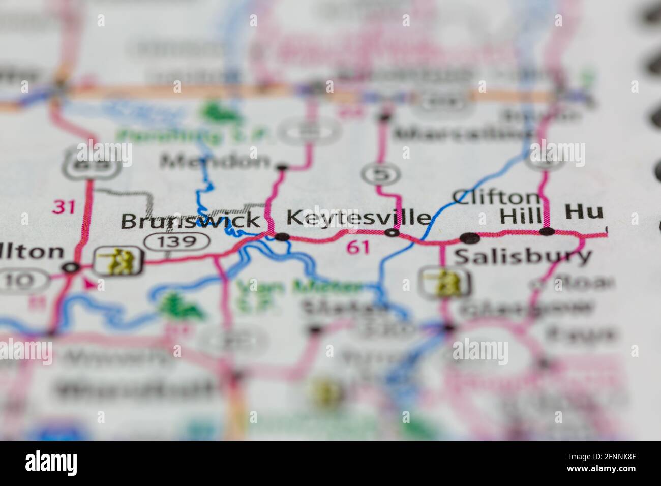 Map of keytesville hires stock photography and images Alamy