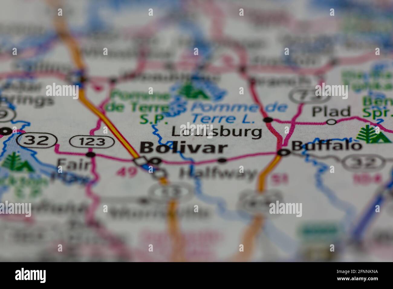 Map of louisburg missouri hires stock photography and images Alamy