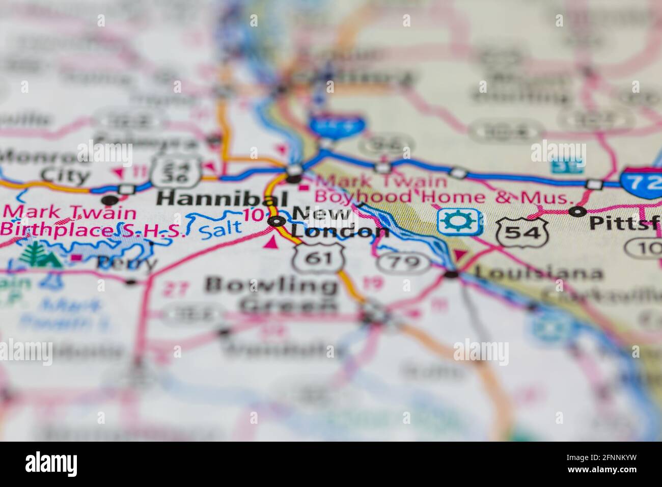 Map of new london missouri hires stock photography and images Alamy