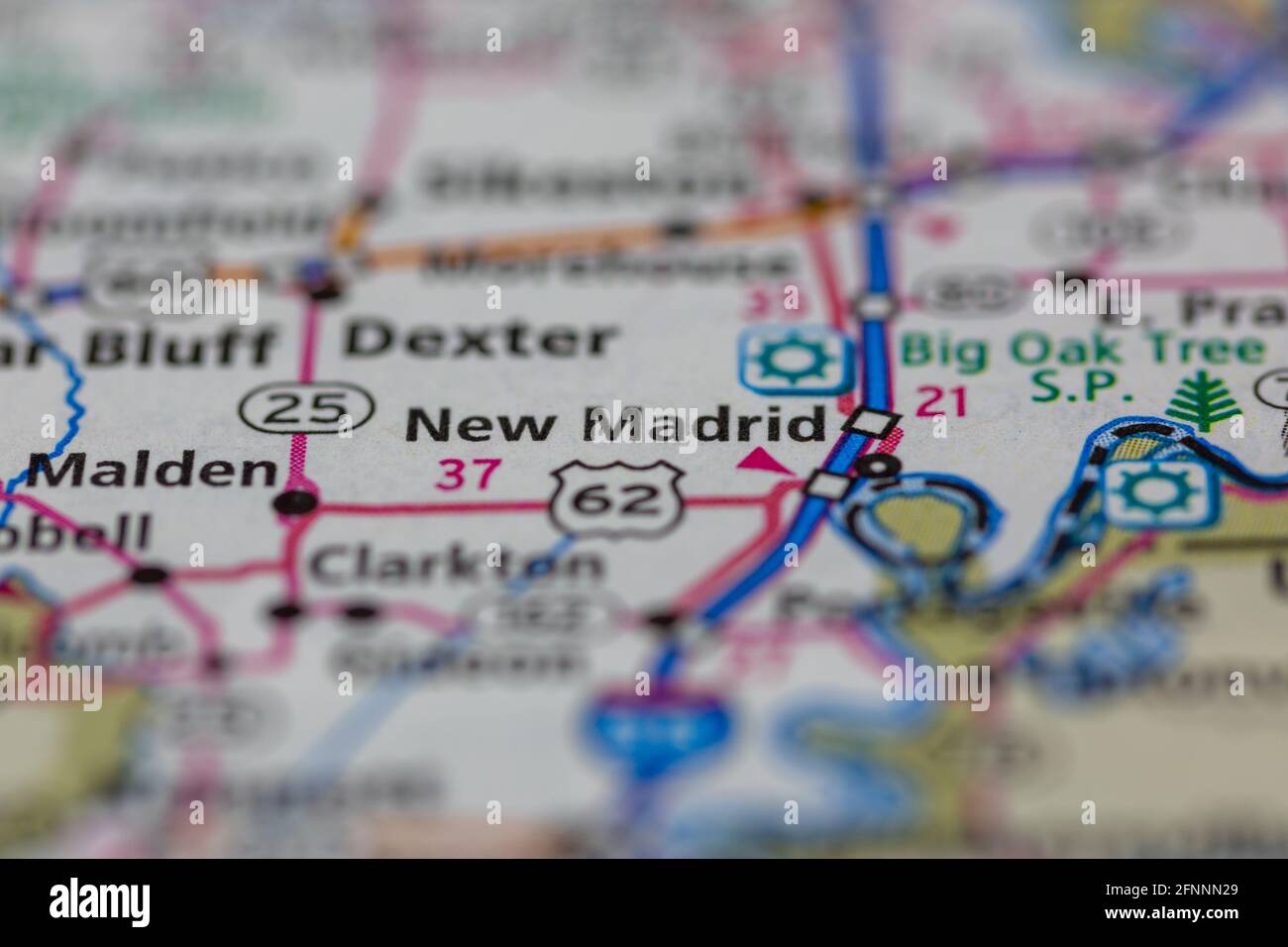 New madrid missouri map hi-res stock photography and images - Alamy