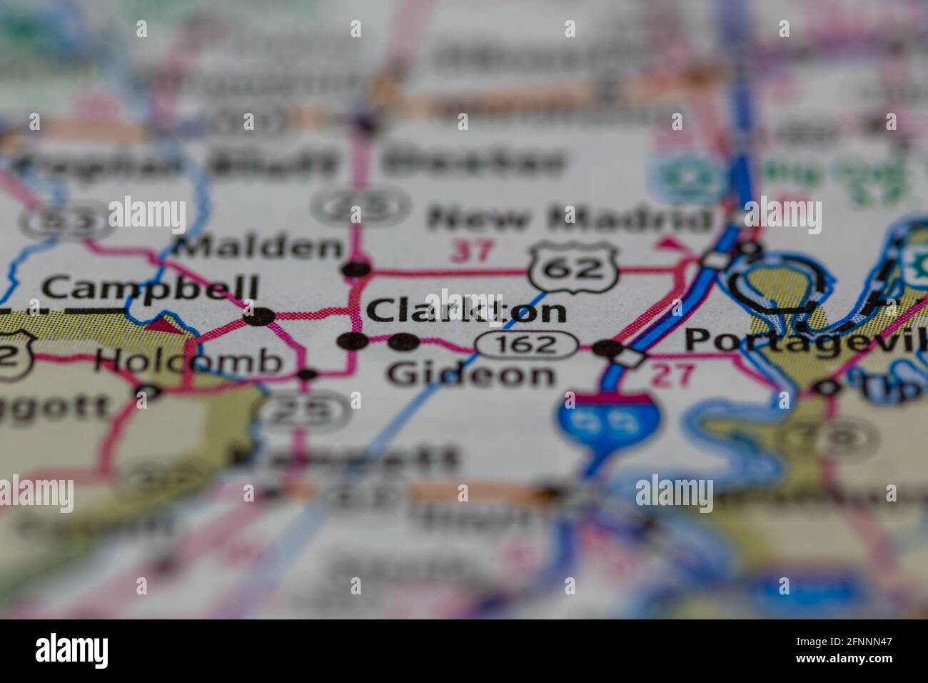 Map of clarkton hires stock photography and images Alamy