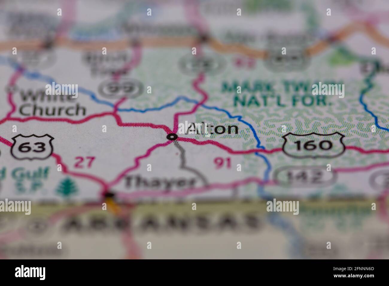 Map of alton missouri hires stock photography and images Alamy