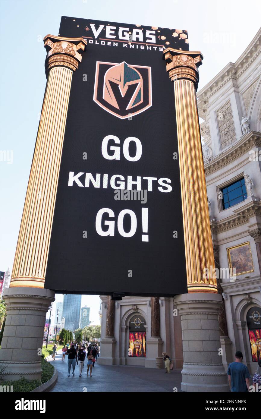 18 Las Vegas Golden Knights Team Store Opening Stock Photos, High