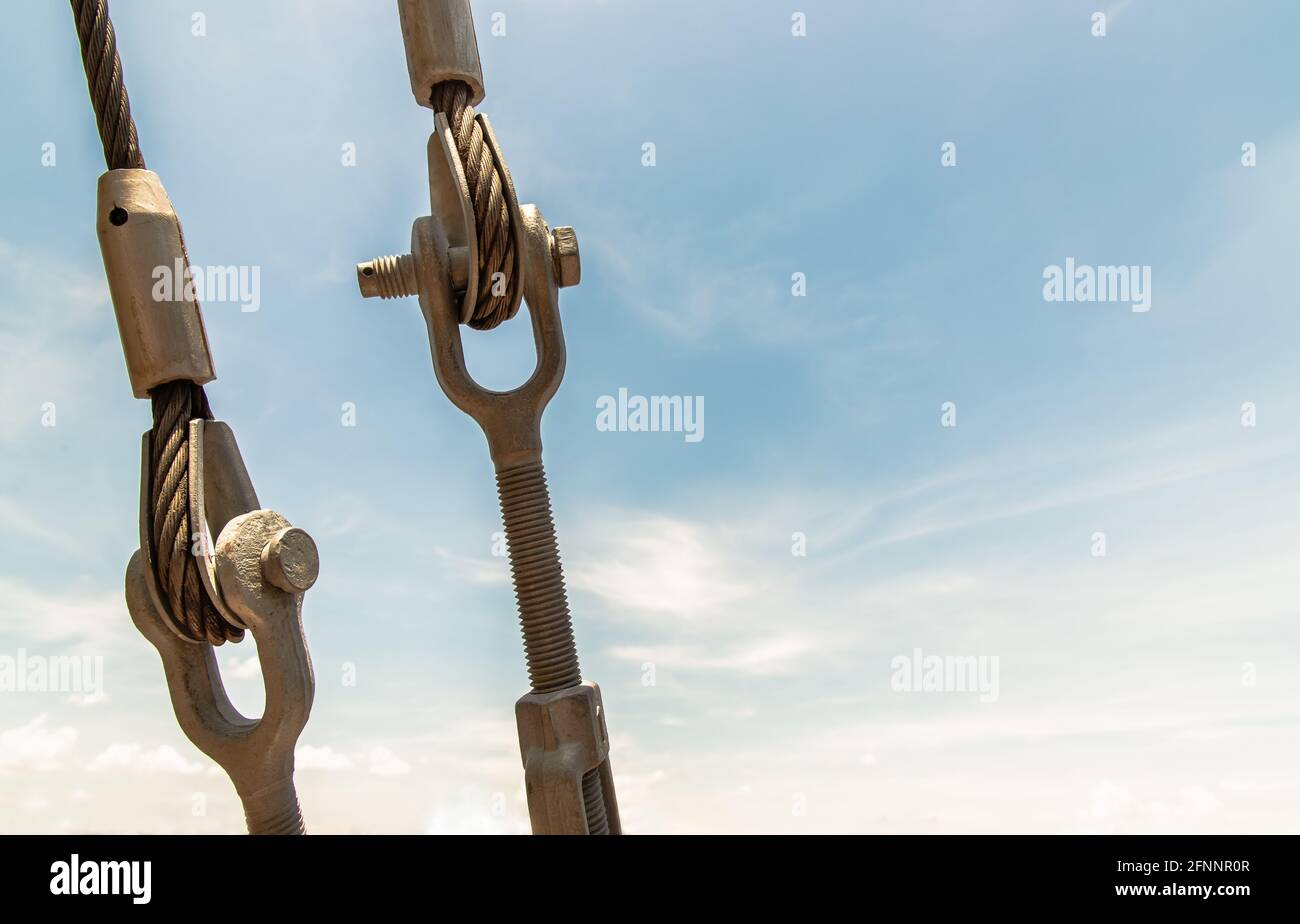 Steel turnbuckle and sling steel or Steel Wire Rope Sling and metal