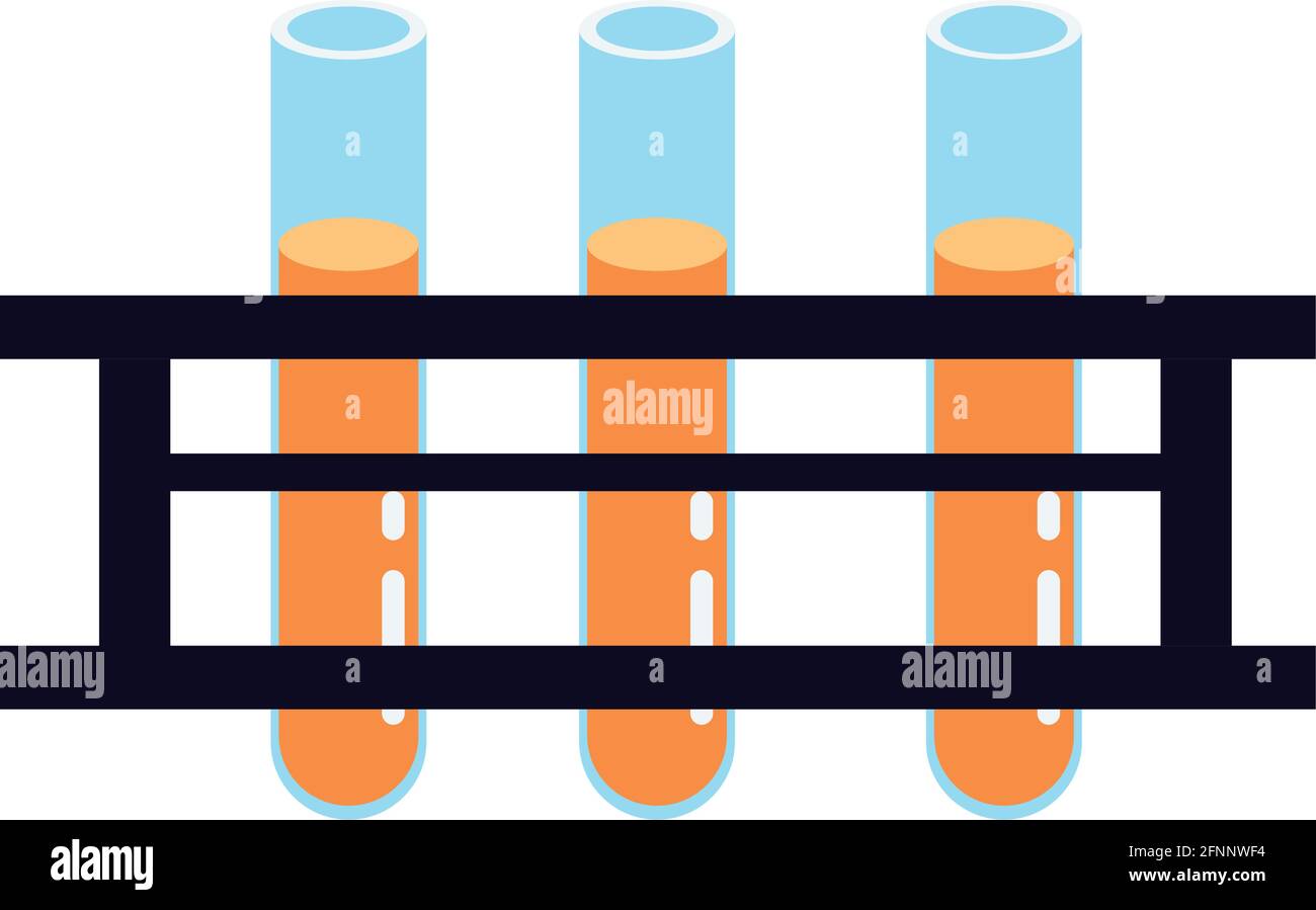 beaker and tubes test Stock Vector Image & Art Alamy