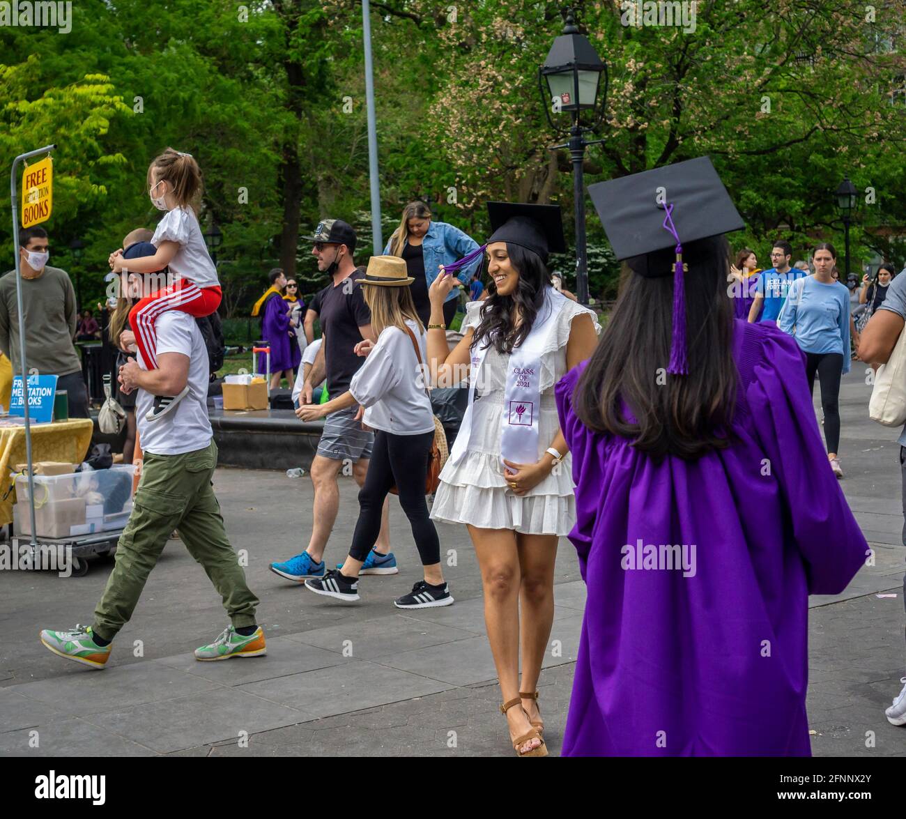 Nyu graduate in cap gown hires stock photography and images Alamy