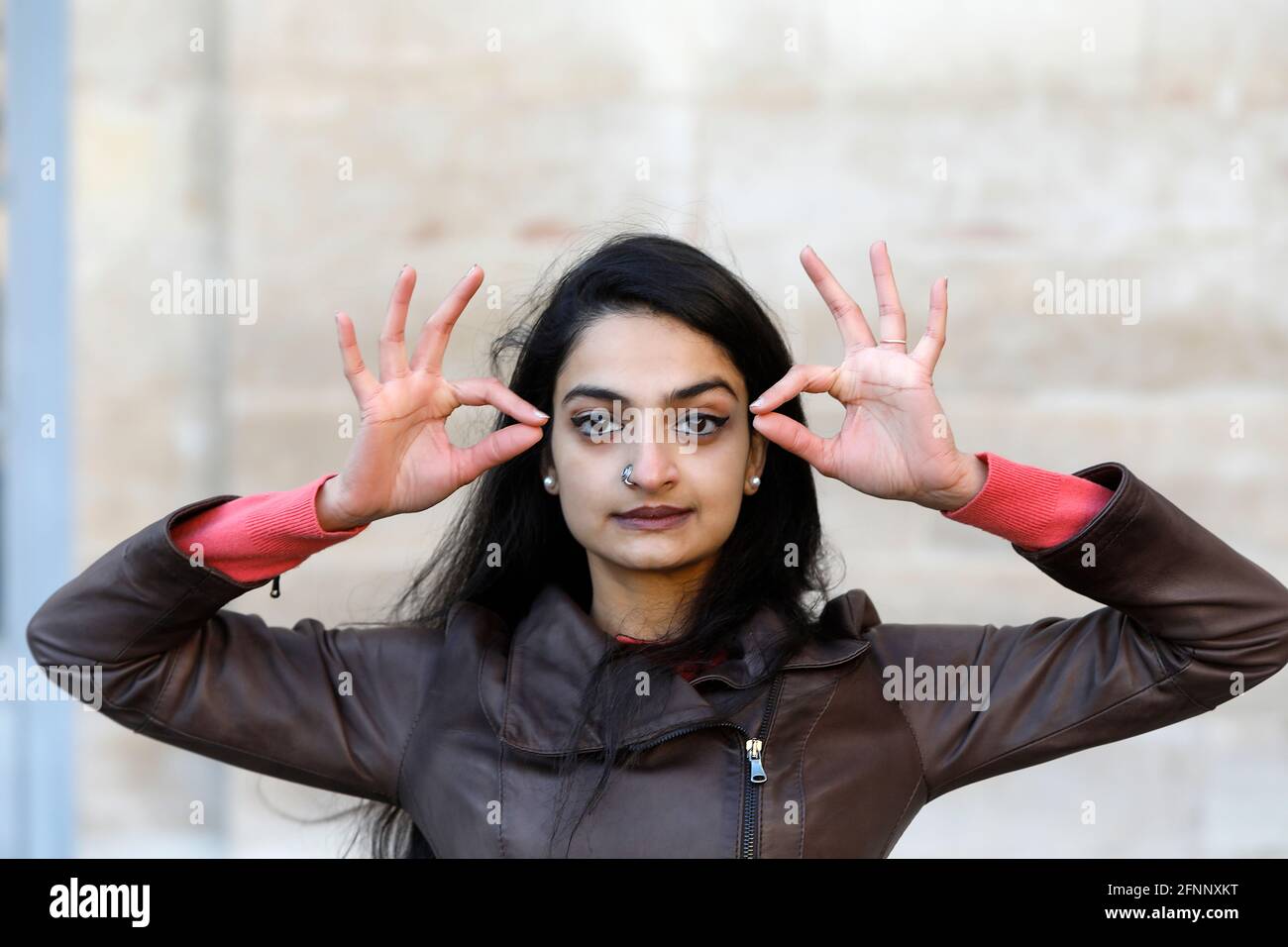 Indian dancer in Paris, France Stock Photo Alamy
