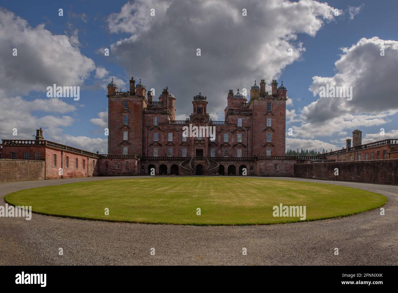 Drumlanig Castle near Thornhill in Dumfries and Galloway Scotland Stock