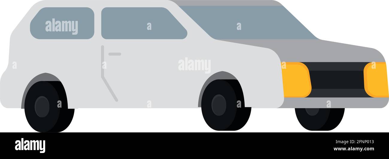 Isolated 3d white car icon Vector illustration Stock Vector