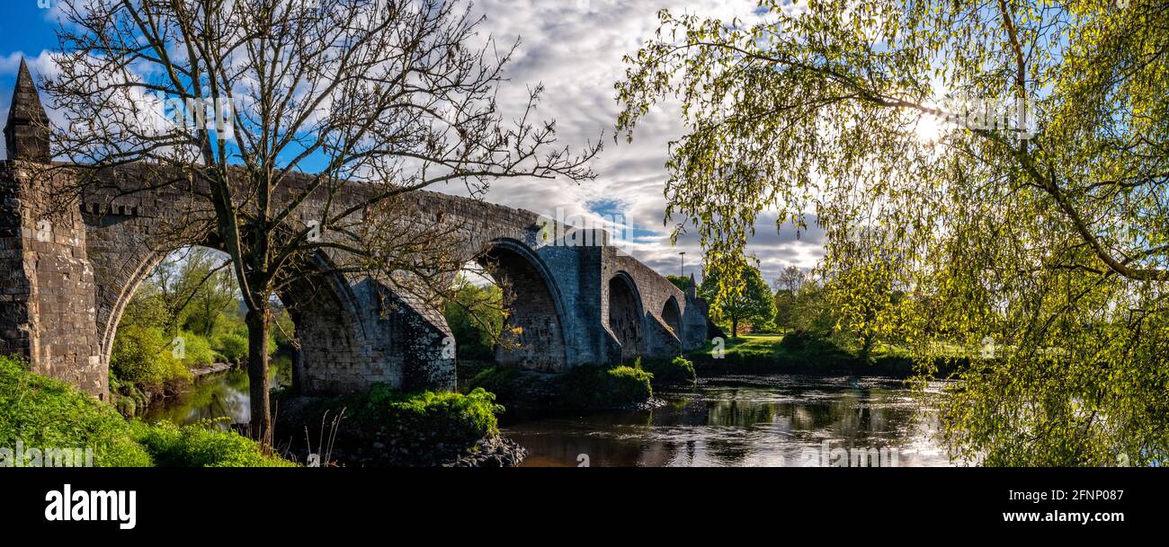 Old Stirling Bridge, Stirling, Scotland, UK Stock Photo