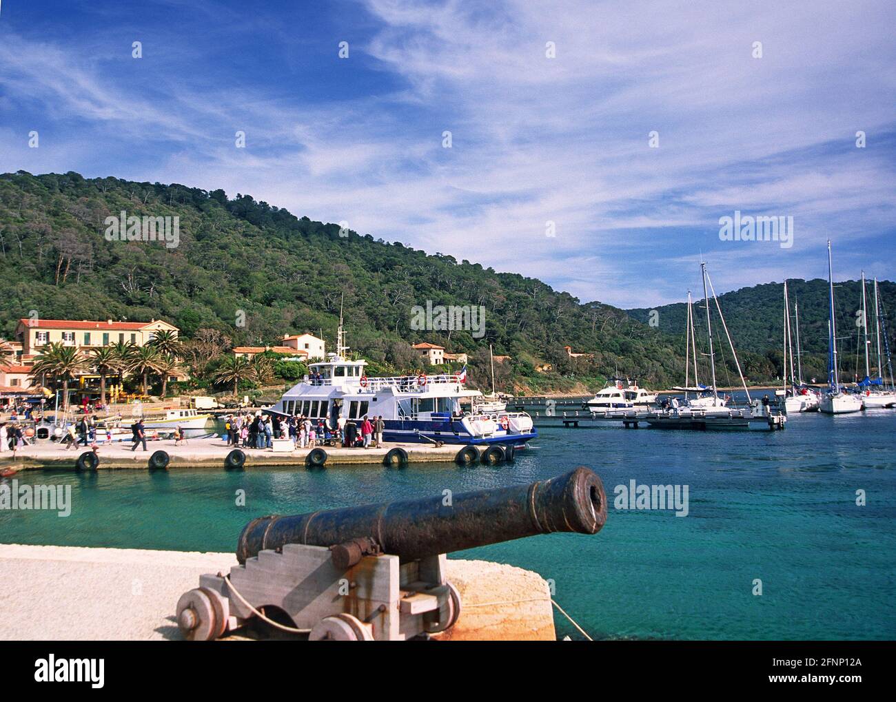 Port Cros island Hyeres Var Stock Photo