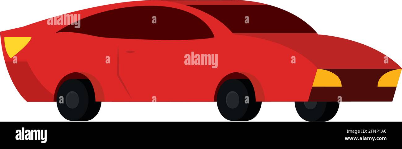 Isolated 3d car red icon Vector illustration Stock Vector Image & Art ...