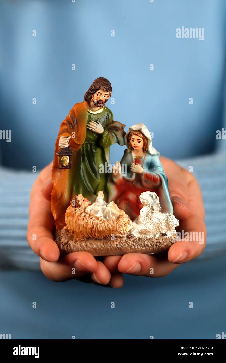 Miniature nativity hires stock photography and images Alamy