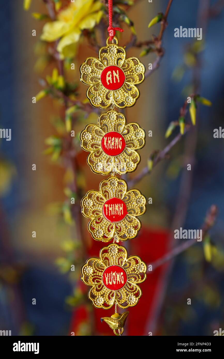 chinese new year tree decor
