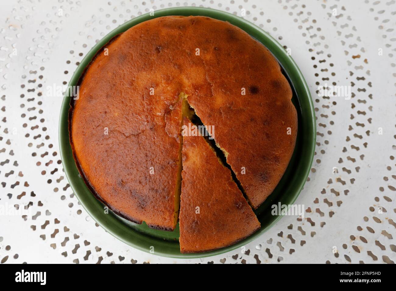 Cake on a table, France Stock Photo