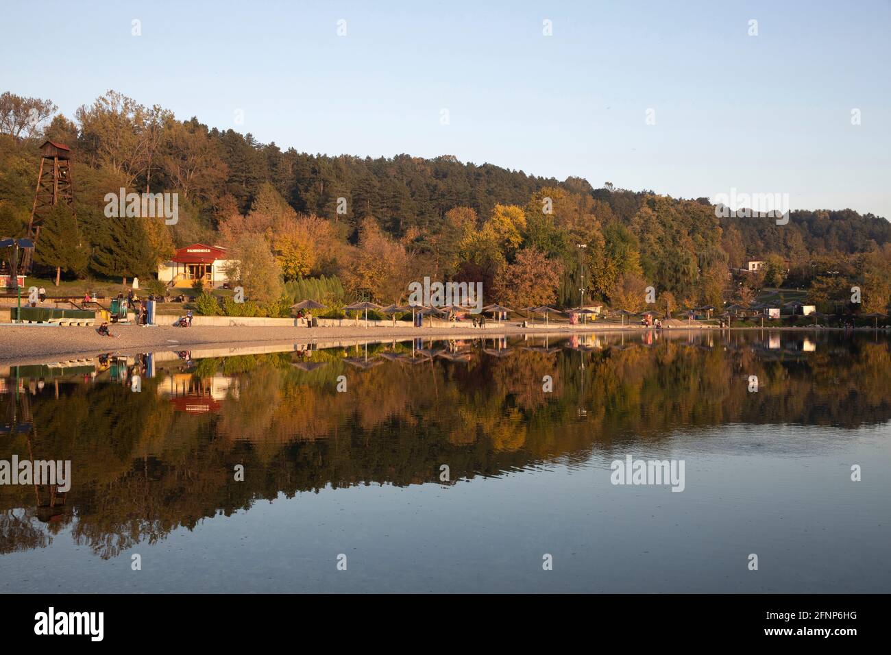 Pannonian lake, Tuzla, Bosnia & Herzegovina Stock Photo