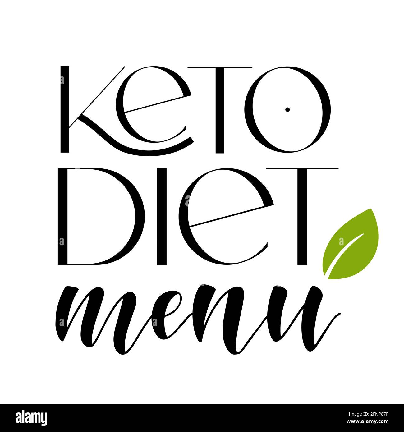 Keto friendly diet vector design elements. Logo Stock Vector