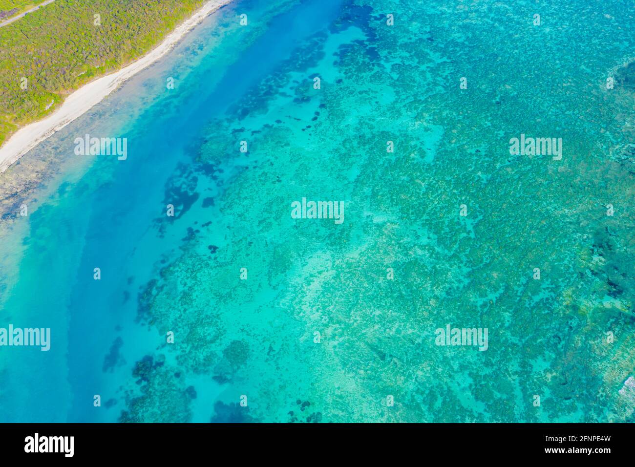 Aerial view to ocean waves. Blue water background. Dramatic colors ...