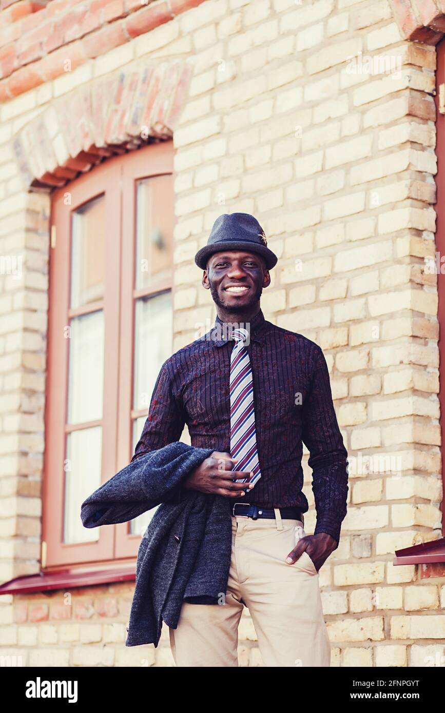 Black african man hi-res stock photography and images - Alamy