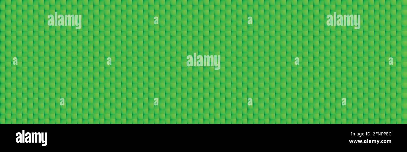 Abstract background, many small green squares - Vector illustration Stock Vector