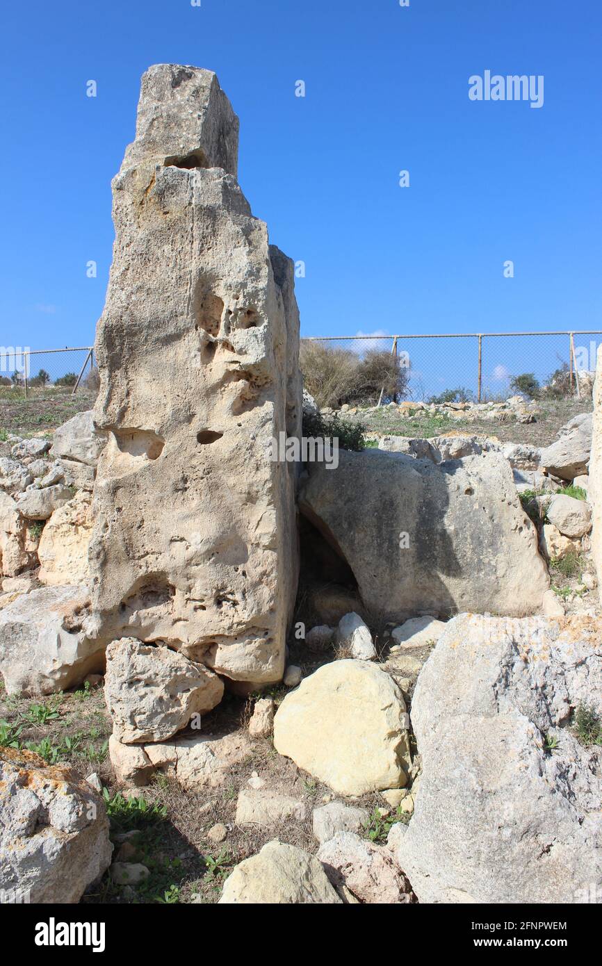 Skorba Prehistoric Temple, Malta Stock Photo - Alamy