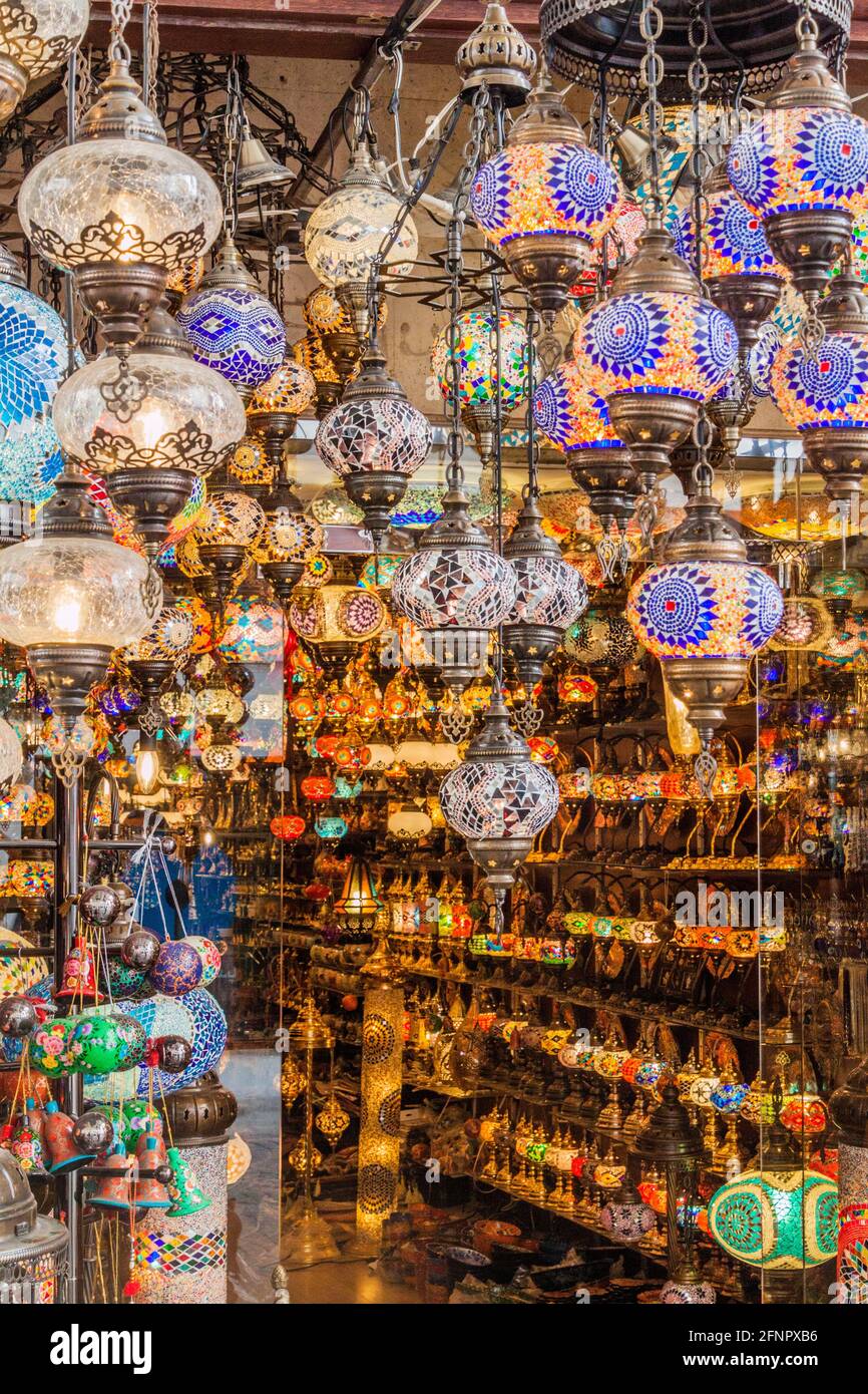 Souvenir shop in Manama, Bahrain Stock Photo
