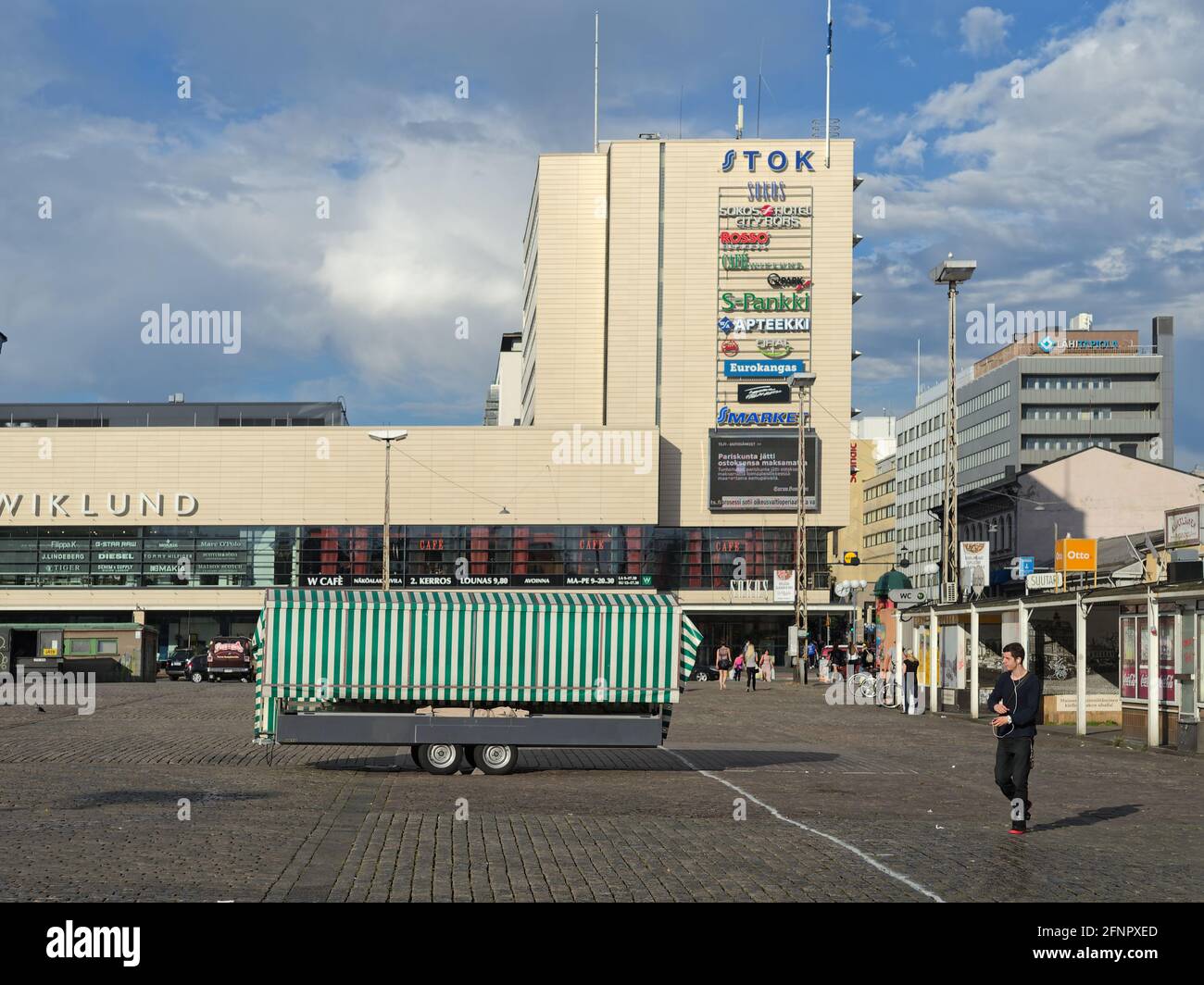 Sokos Wiklund department store at the market square in Turku, Finland