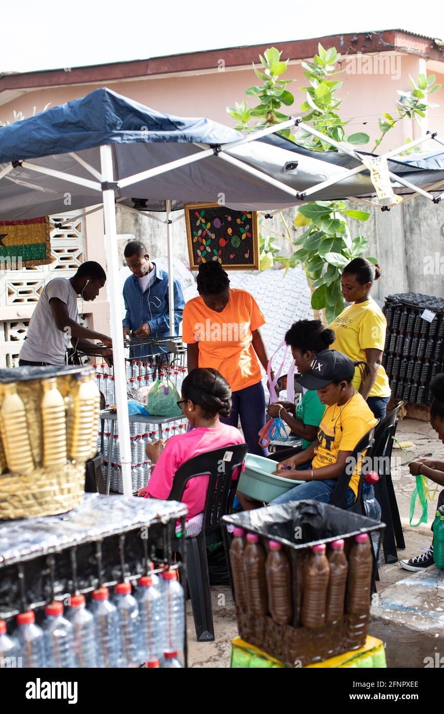 Recycling in Ghana, West Africa Stock Photo - Alamy