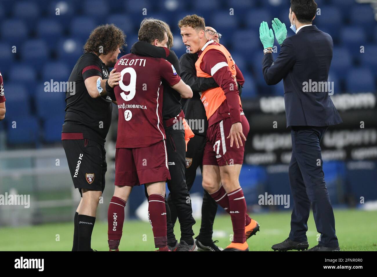 Rome Italy 18th May 21 Torino Celebrates During Ss Lazio Vs Torino Fc Italian Football Serie A Match In Rome Italy May 18 21 Credit Independent Photo Agency Alamy Live News Stock Photo Alamy