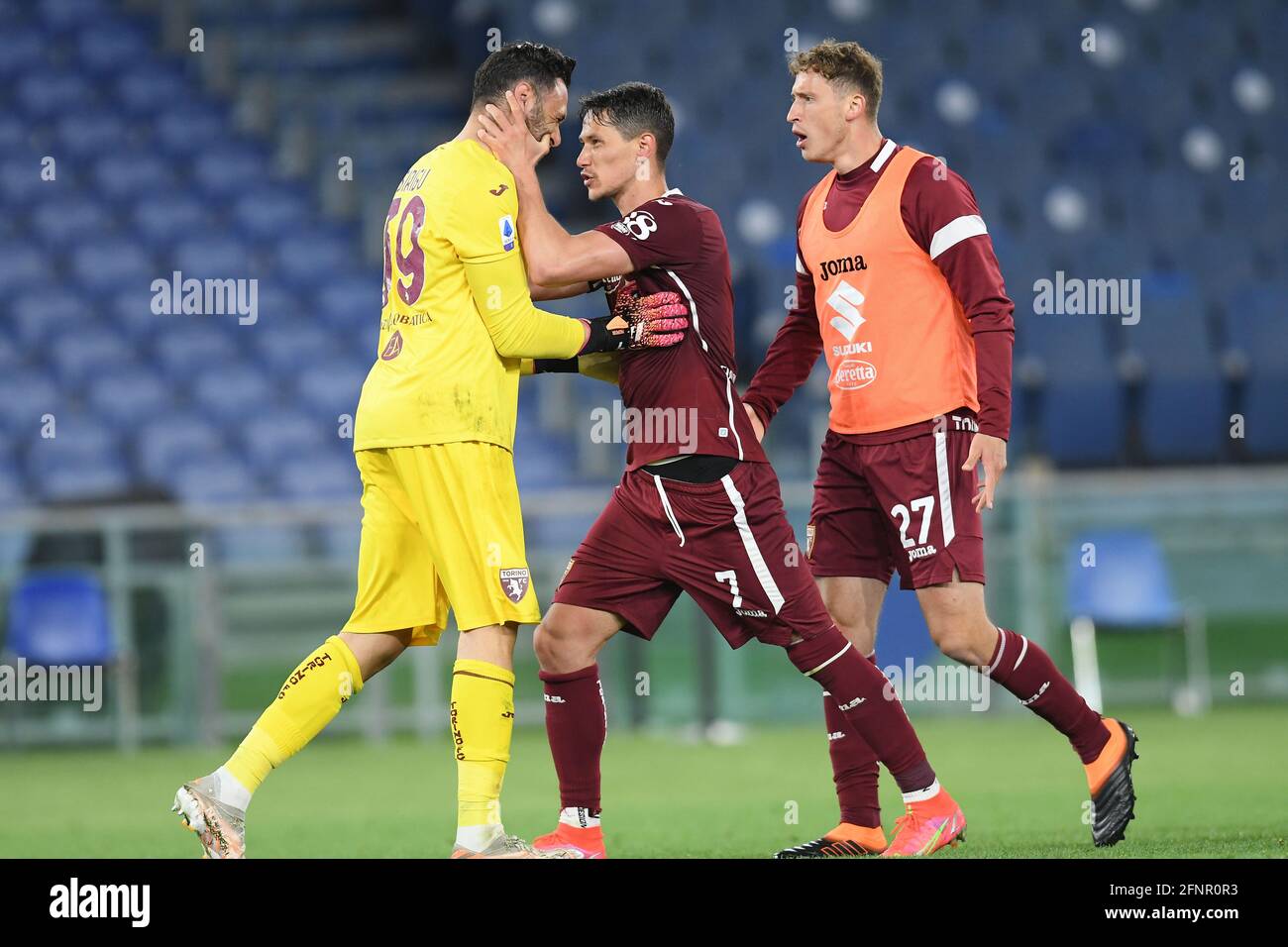 Rome Italy 18th May 21 Torino Celebrates During Ss Lazio Vs Torino Fc Italian Football Serie A Match In Rome Italy May 18 21 Credit Independent Photo Agency Alamy Live News Stock Photo Alamy