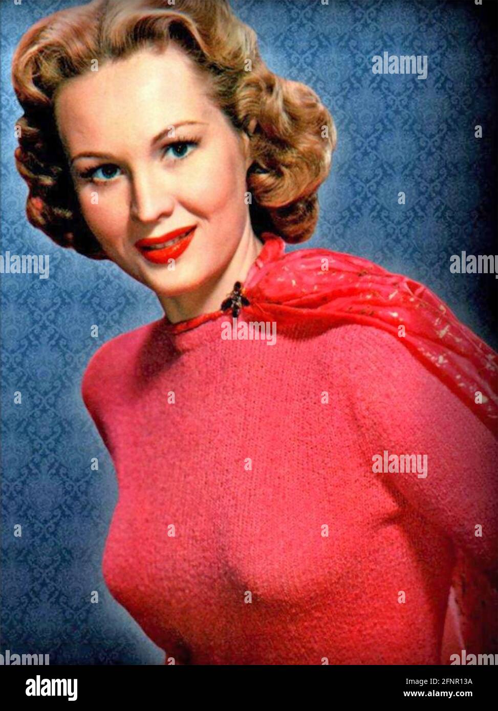VIRGINIA MAYO (1920 2005) American film actress about 1955 Stock Photo