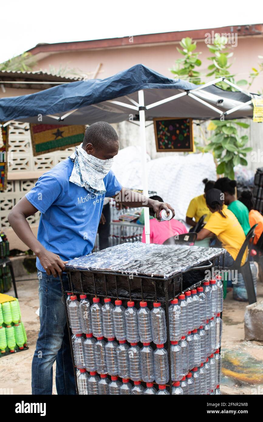 Recycling in Ghana, West Africa Stock Photo Alamy
