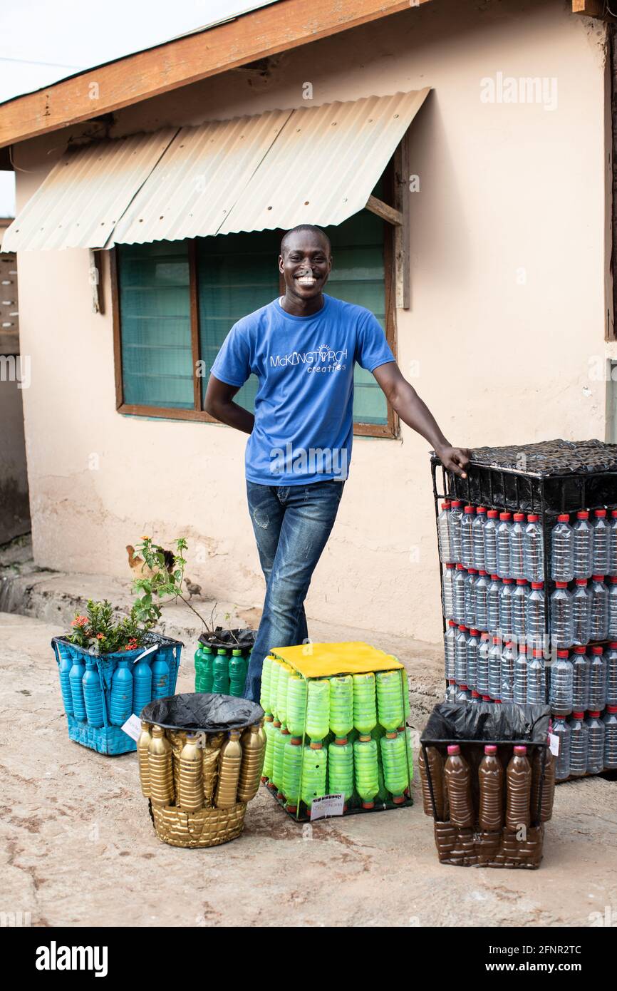 Recycling in Ghana, West Africa Stock Photo - Alamy