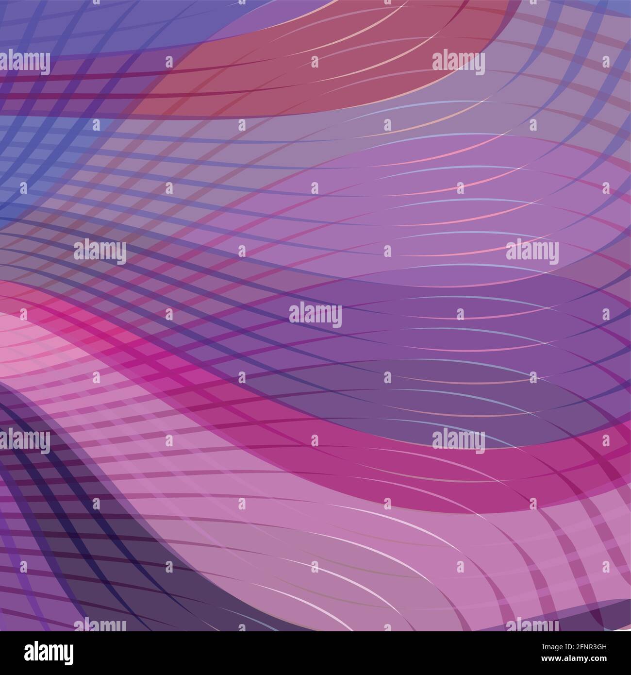 Modern abstract background in purple color shade with overlapping wave ...
