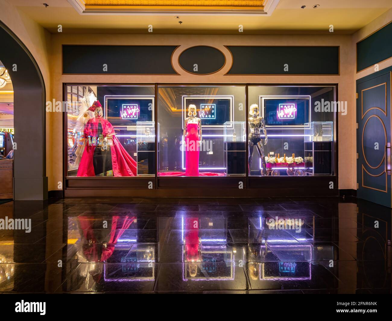 Las Vegas, JAN 21, 2021 Haus of Gaga in the Eataly Park MGM Stock