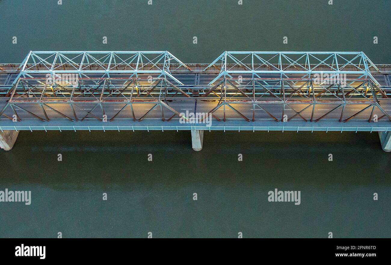 Low Level Bridge, Edmonton, Alberta Stock Photo Alamy
