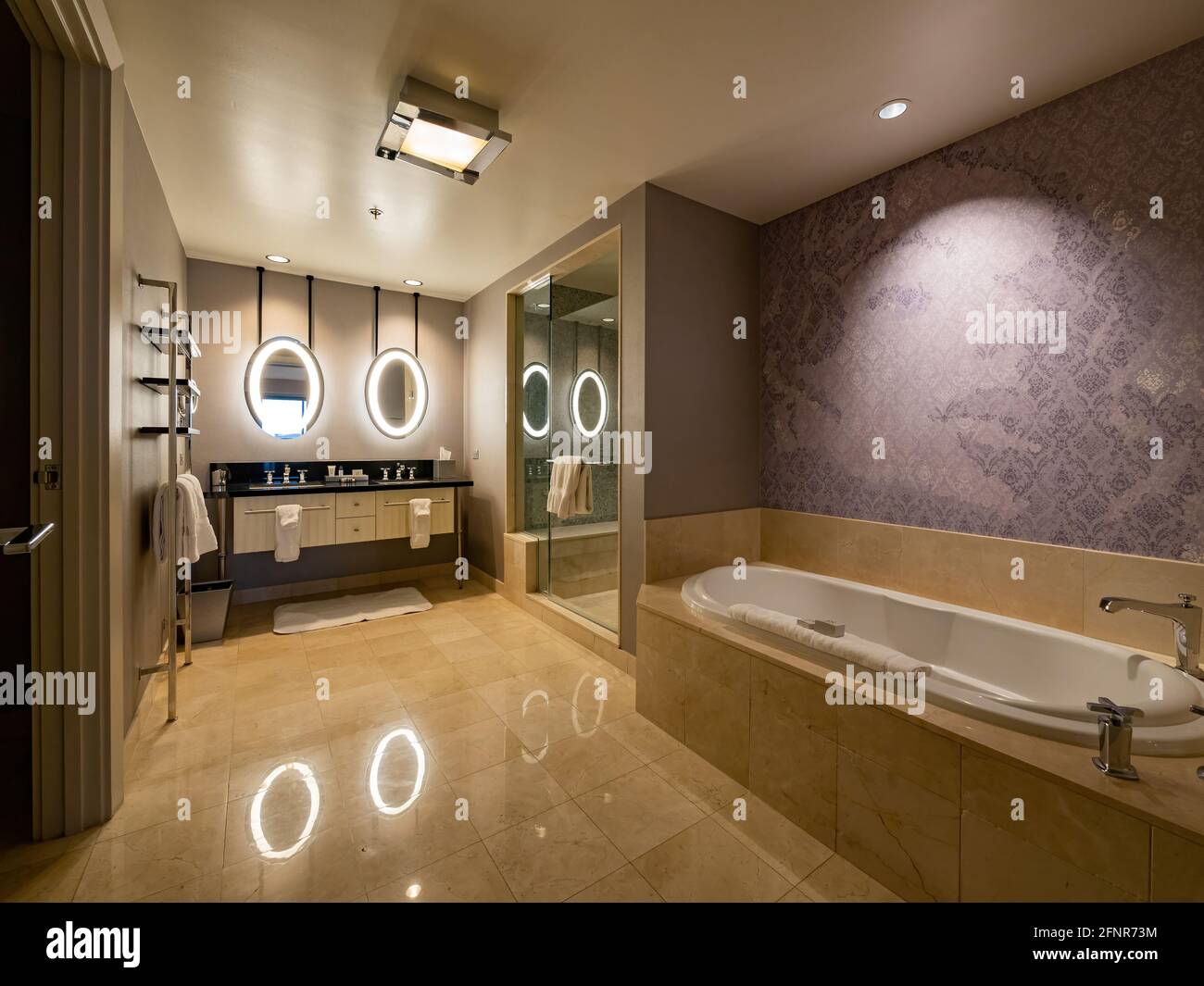 Las Vegas Jan 26 21 Interior View Of A Luxury Hotel Room In Cosmopolitan Casino Stock Photo Alamy