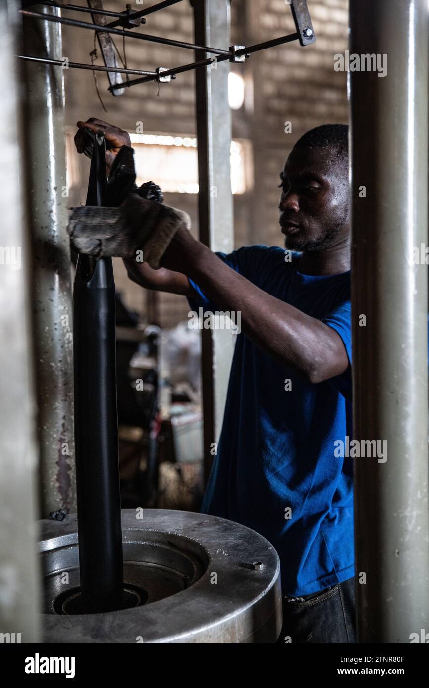 Recycling in Ghana, West Africa Stock Photo Alamy