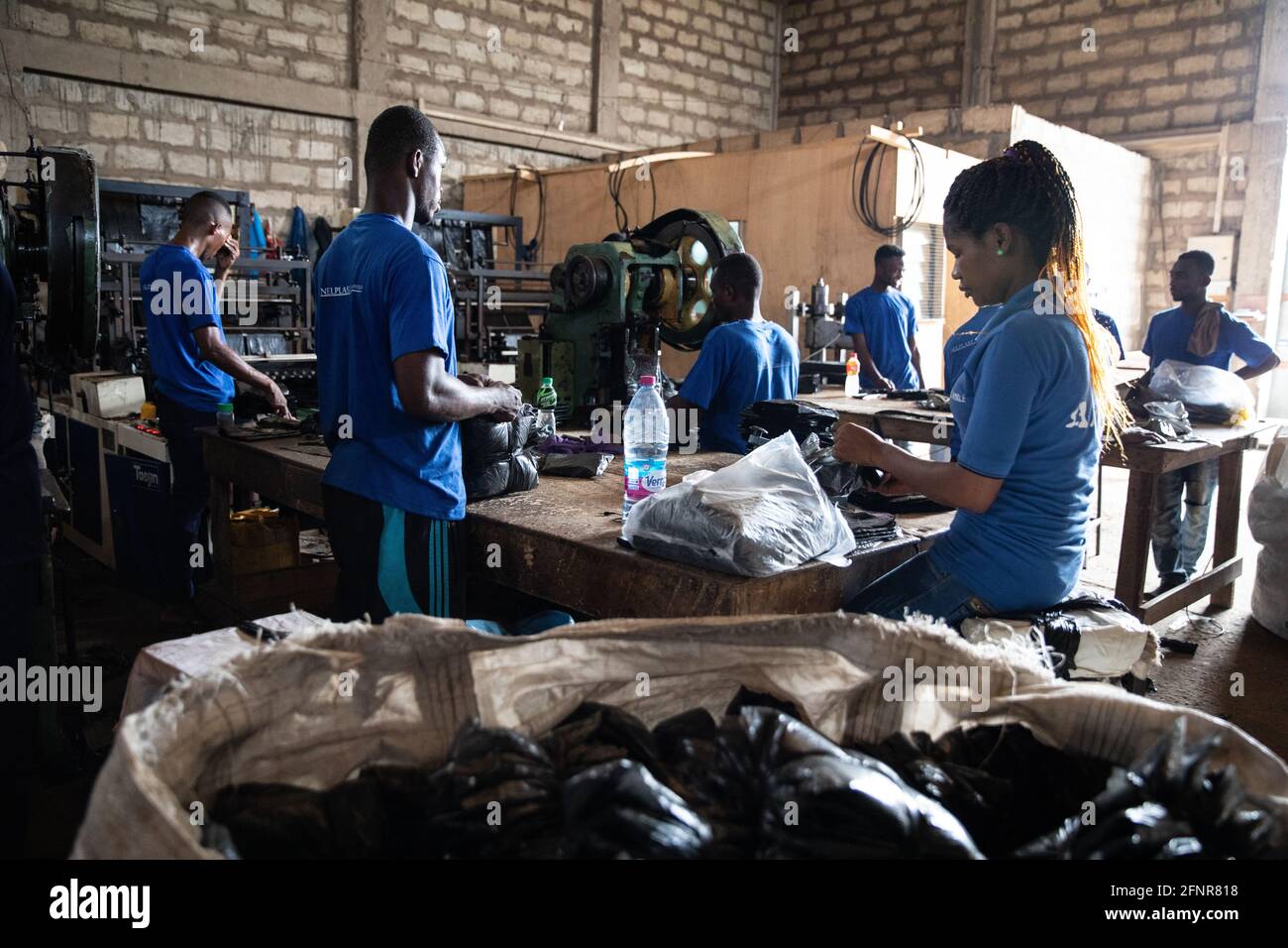Recycling in Ghana, West Africa Stock Photo Alamy