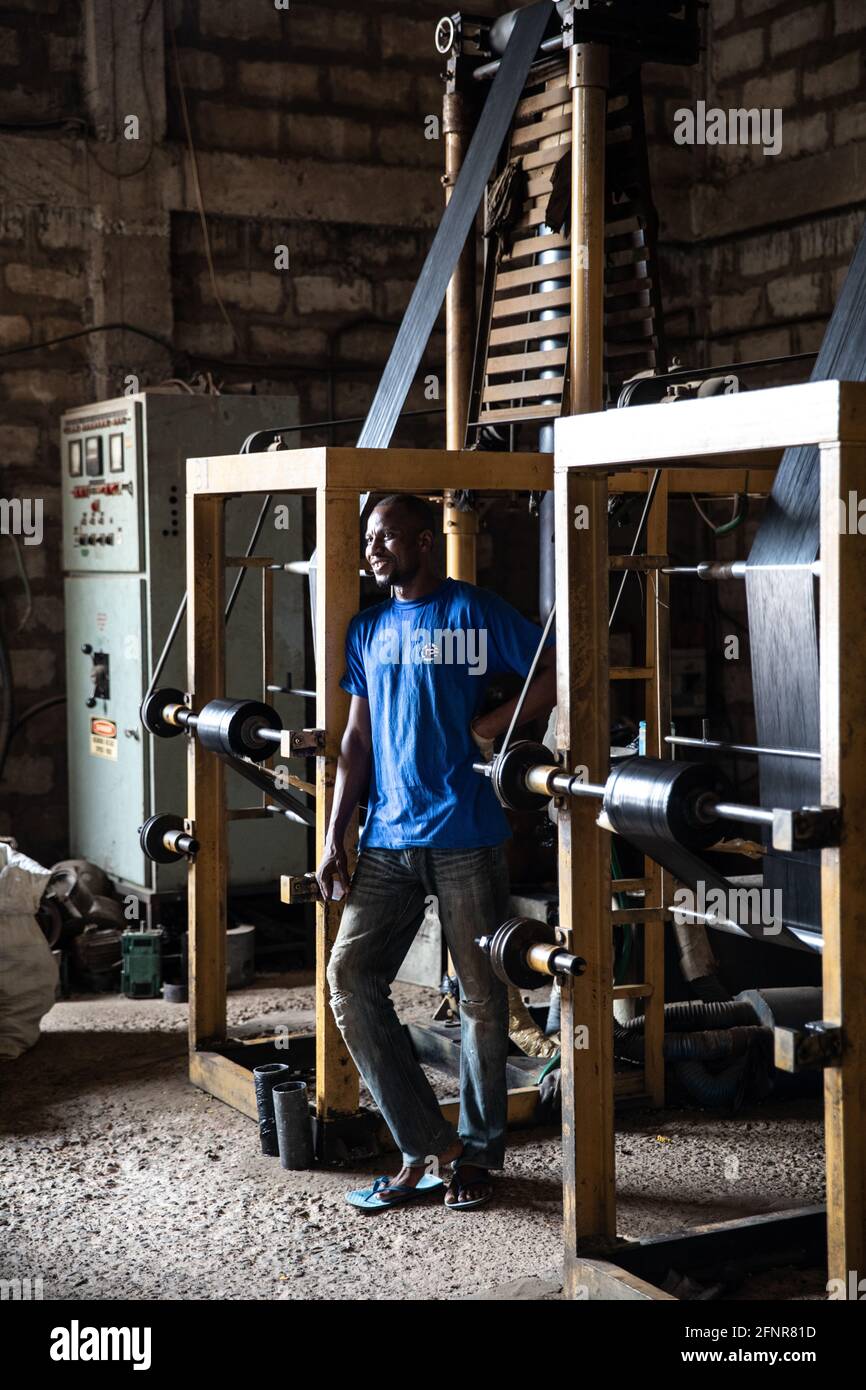 Recycling in Ghana, West Africa Stock Photo Alamy