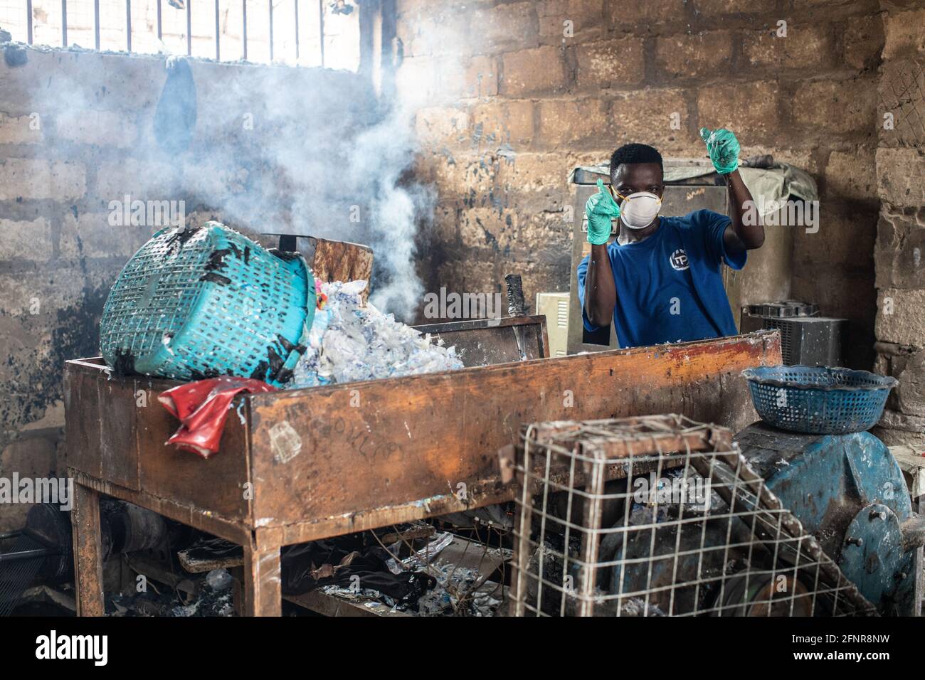 Recycling in Ghana, West Africa Stock Photo - Alamy