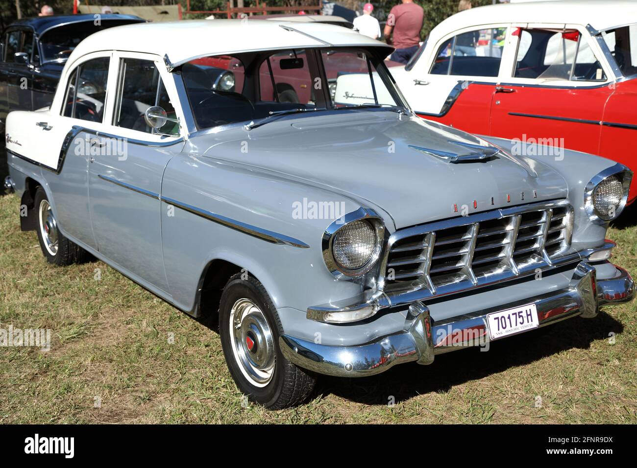 East Kurrajong, NSW, Australia - 16 May 2021. A vintage Holden FC automobile made in Australia between 1958 and 1960. Stock Photo