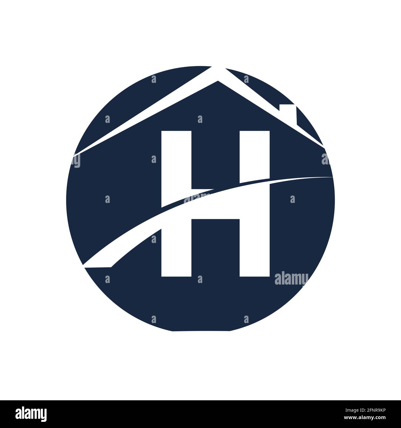 creative Letter H logo icon design template Stock Vector Image & Art ...