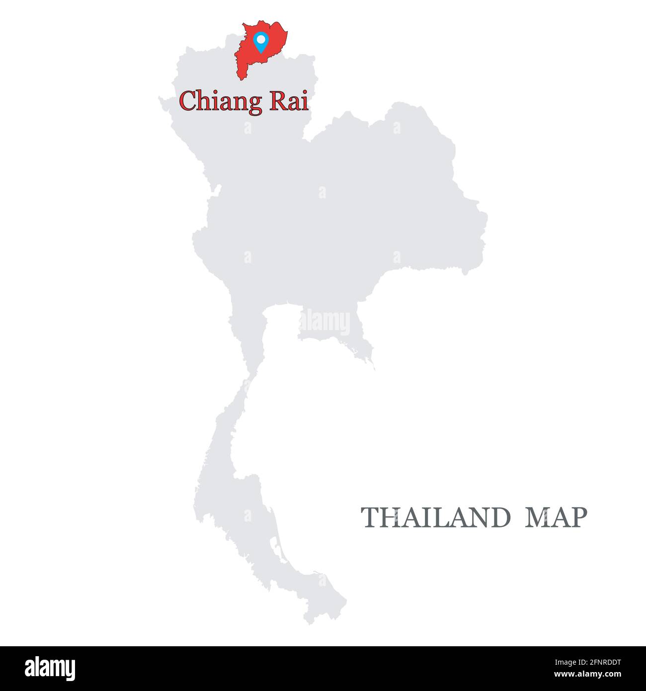 Chiang Rai Thailand Map Maps Of Thailand With Blue Maps Pin On Chiang Rai Province Stock Vector  Image & Art - Alamy