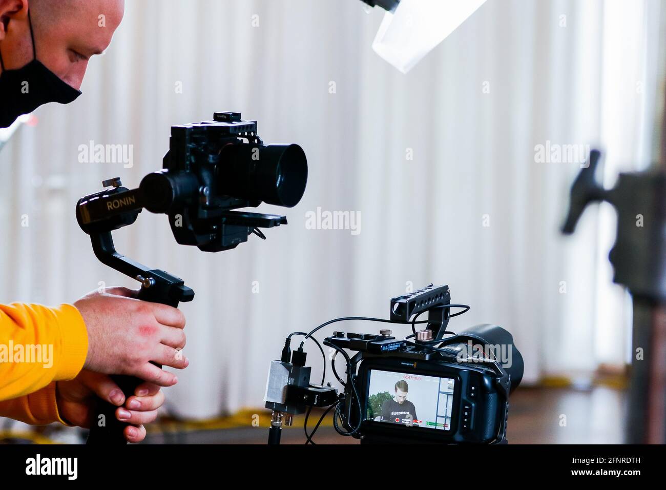 Professional cameras for recording video and photos, a professional