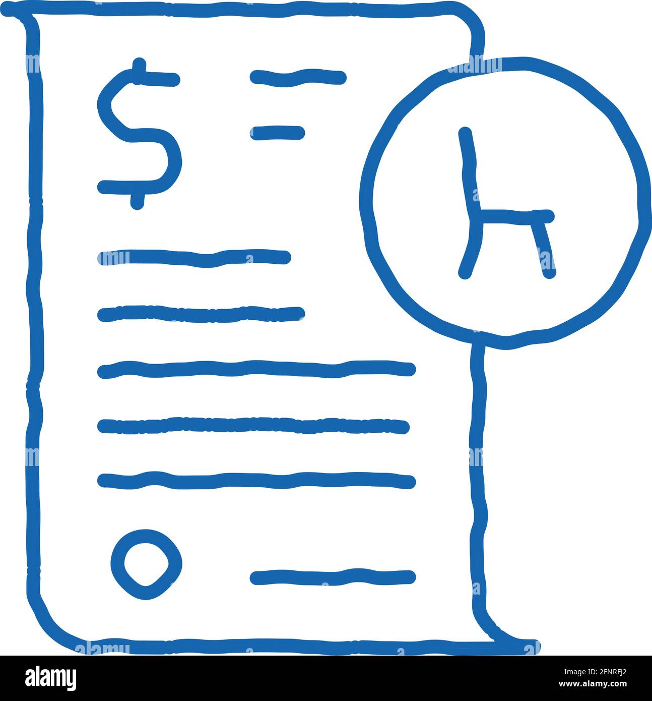 buying agreement doodle icon hand drawn illustration Stock Vector Image ...